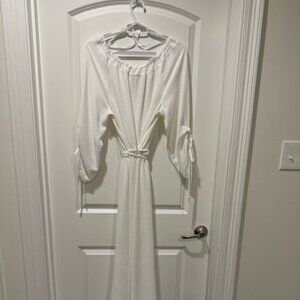 Calvin Klein below the knee White Dress